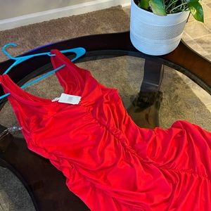 Stretchy dress very forgiving